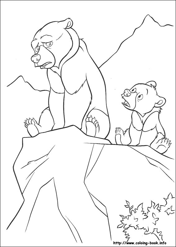 Brother Bear coloring picture